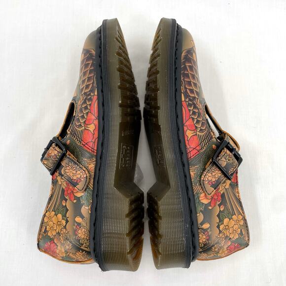 Dr. Martens x Evisu Wagara Polley Tattoo Sleeve Japanese Koi Mary Jane Size US 7 - Picture 3 of 11